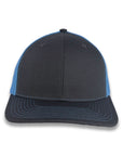 Richardson 112 Split Trucker - Charcoal/Columbia