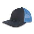 Richardson 112 Split Trucker - Charcoal/Columbia