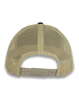 Richardson 112 Split Trucker - Black/Vegas Gold