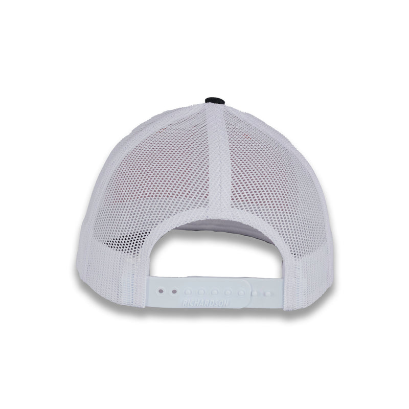 Richardson 112 Tri-Color Trucker - Orange/White/Black
