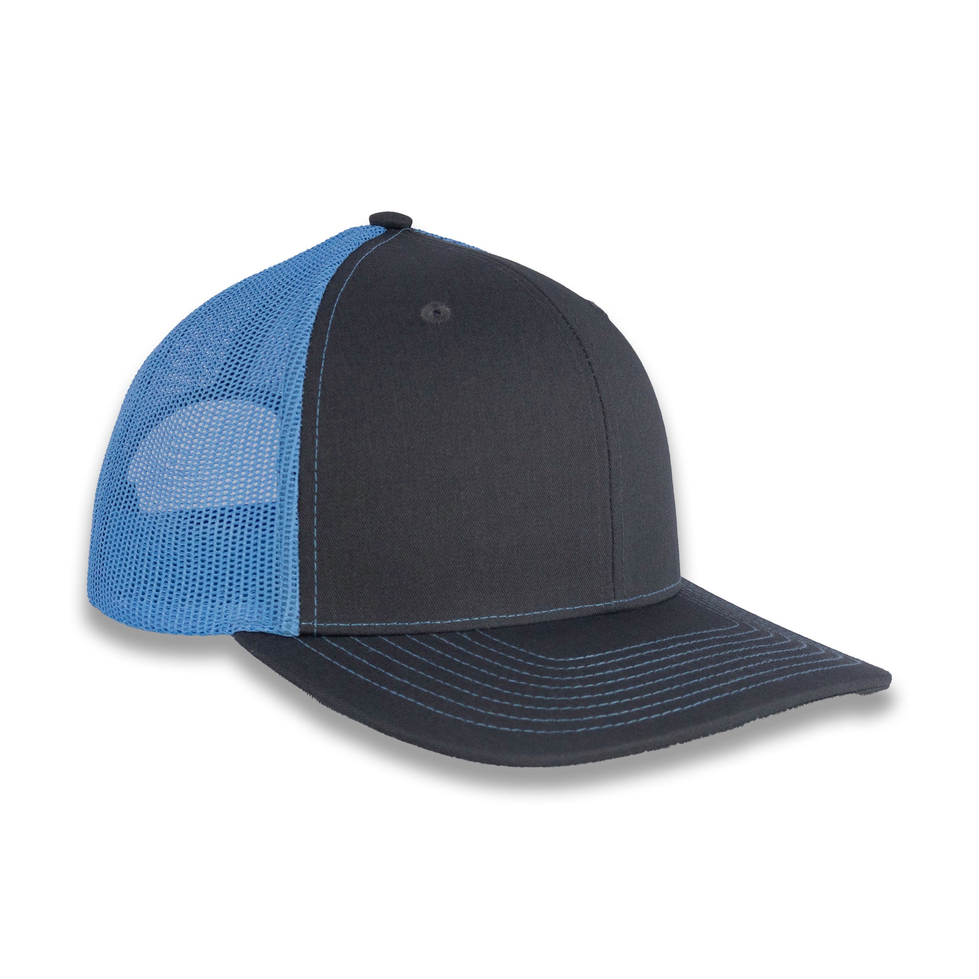 Richardson 112 Split Trucker - Charcoal/Columbia