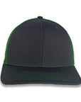 Richardson 112 Split Trucker - Charcoal/Kelly