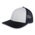 Richardson 112 Split Trucker - White/Black