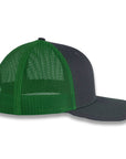 Richardson 112 Split Trucker - Charcoal/Kelly