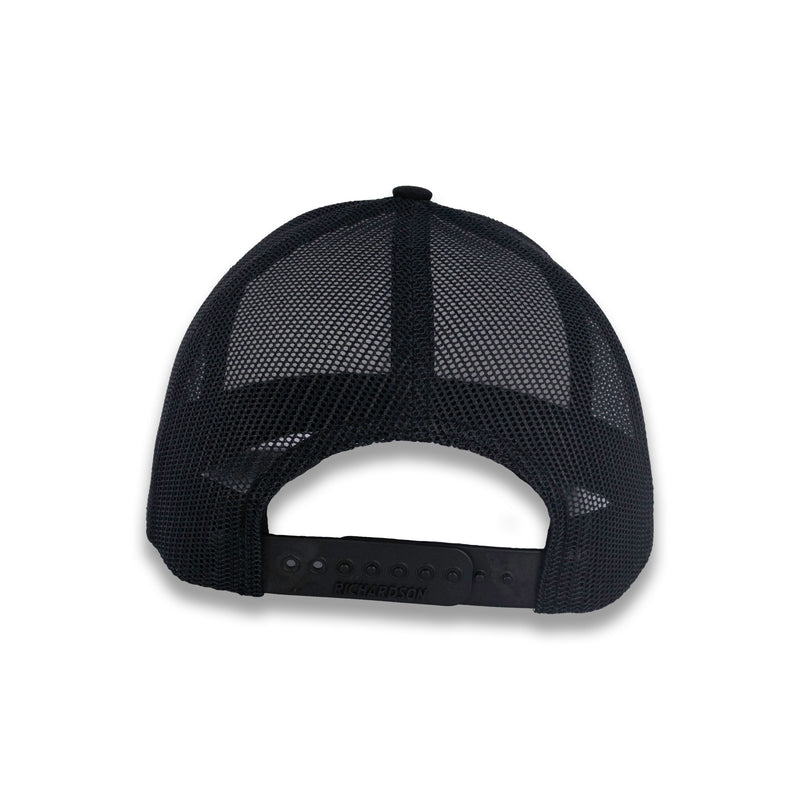Richardson 112 Split Trucker - White/Black