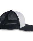 Richardson 112 Split Trucker - White/Black