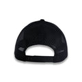 Richardson Five Panel Trucker with Rope Cap - Black with White Rope