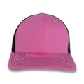 Richardson 112 Split Trucker - Hot Pink/Black