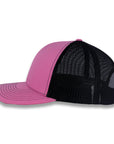 Richardson 112 Split Trucker - Hot Pink/Black