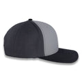 Richardson Tri-Color Twill Trucker - Gray/Charcoal/Black