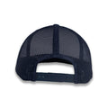 Yupoong Five-Panel Classic Mesh Trucker's Cap - Navy/White/Navy