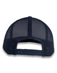 Yupoong Five-Panel Classic Mesh Trucker's Cap - Navy/White/Navy