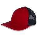 Richardson 112 Split Trucker - Red/Black