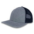 Richardson 112 Split Trucker - Heather Gray/Navy