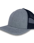 Richardson 112 Split Trucker - Heather Gray/Navy