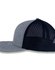 Richardson 112 Split Trucker - Heather Gray/Navy