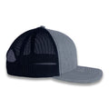 Richardson 112 Split Trucker - Heather Gray/Navy