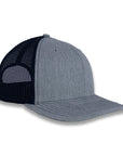 Richardson 112 Split Trucker - Heather Gray/Navy