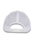 Richardson Five Panel Trucker with Rope Cap  - White With Black Rope