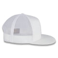 Yupoong Five-Panel Classic Mesh Trucker's Cap - White