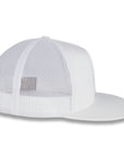 Yupoong Five-Panel Classic Mesh Trucker's Cap - White