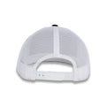 Yupoong Five-Panel Classic Mesh Trucker's Cap - Black/White