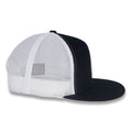 Yupoong Five-Panel Classic Mesh Trucker's Cap - Black/White