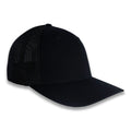 Richardson R-Flex Trucker Cap - Black/Black
