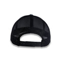 Richardson Five Panel Trucker with Rope Cap - Heather Gray with Black Mesh and Black Rope