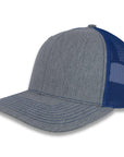Richardson 112 Split Trucker - Heather Gray/Royal