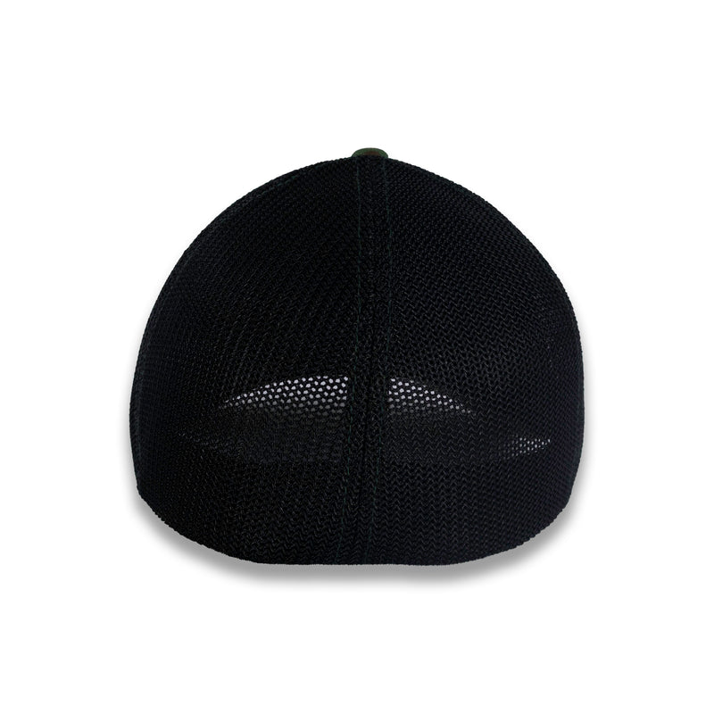Richardson R-Flex Trucker Cap - Army Green/Black