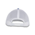 Yupoong Five-Panel Classic Mesh Trucker's Cap - Royal/White