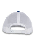 Yupoong Five-Panel Classic Mesh Trucker's Cap - Royal/White