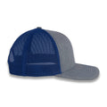 Richardson 112 Split Trucker - Heather Gray/Royal
