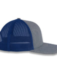 Richardson 112 Split Trucker - Heather Gray/Royal