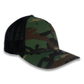 Richardson R-Flex Trucker Cap - Army Green/Black