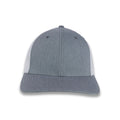 Richardson R-Flex Trucker Cap - Heather Gray/White