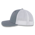 Richardson R-Flex Trucker Cap - Heather Gray/White