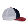 Richardson 112 Tri-Color Trucker - Navy/White/Red