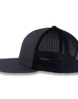 Richardson 112 Split Trucker - Charcoal/Black