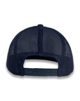 Yupoong Five-Panel Classic Mesh Trucker's Cap - Navy