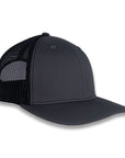 Richardson 112 Split Trucker - Charcoal/Black