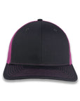 Richardson 112 Split Trucker - Charcoal/Pink