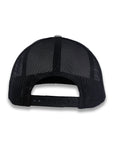 Yupoong Five-Panel Classic Mesh Trucker's Cap - Silver/Black