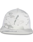 Yupoong Five-Panel Classic Mesh Trucker's Cap - Multicam Alpine/White