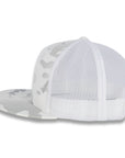 Yupoong Five-Panel Classic Mesh Trucker's Cap - Multicam Alpine/White