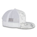 Yupoong Five-Panel Classic Mesh Trucker's Cap - Multicam Alpine/White