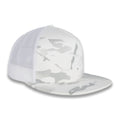 Yupoong Five-Panel Classic Mesh Trucker's Cap - Multicam Alpine/White