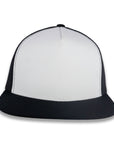 Yupoong Five-Panel Classic Mesh Trucker's Cap - Black/White/Black