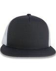 Yupoong Five-Panel Classic Mesh Trucker's Cap - Charcoal/White